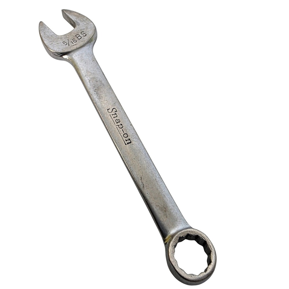 Snap-on WOEX100 5/16 BS Combination Wrench 12-Point USA Vintage British Standard